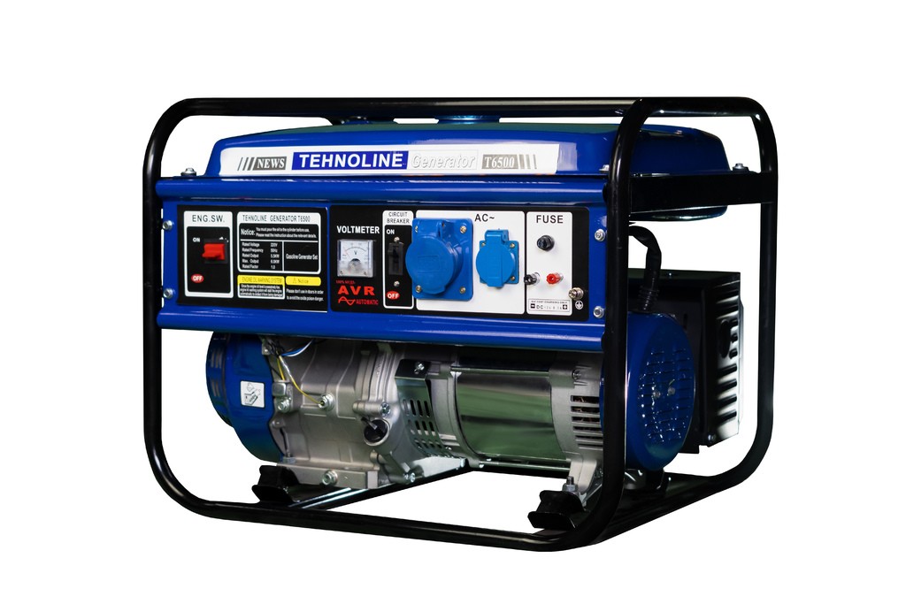 Генератор Tehnotek T 6500 (5,5/6,0,кВт, медная обмотка, ручной старт)