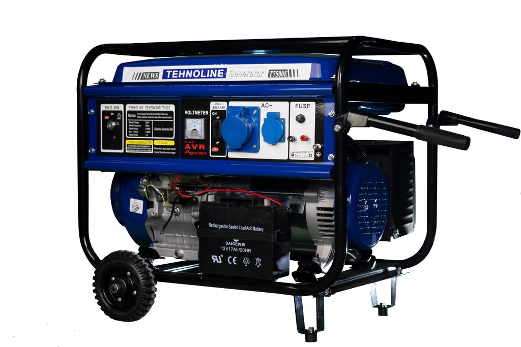 Генератор Tehnotek Т 7500Е (6,5/7,0,кВт, электростарт,медная обмотка)