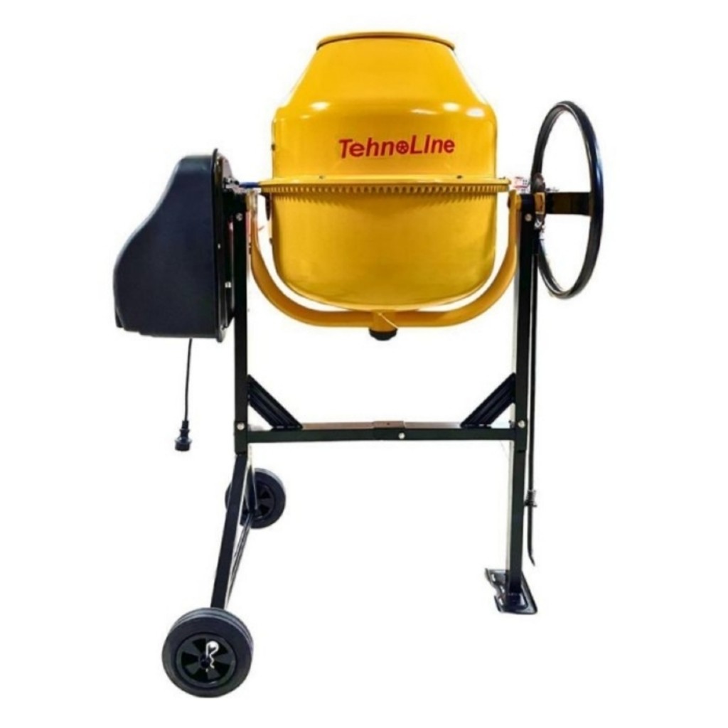 Бетоносмеситель Tehnoline 160 чугунный венец (160л. 800 Вт)