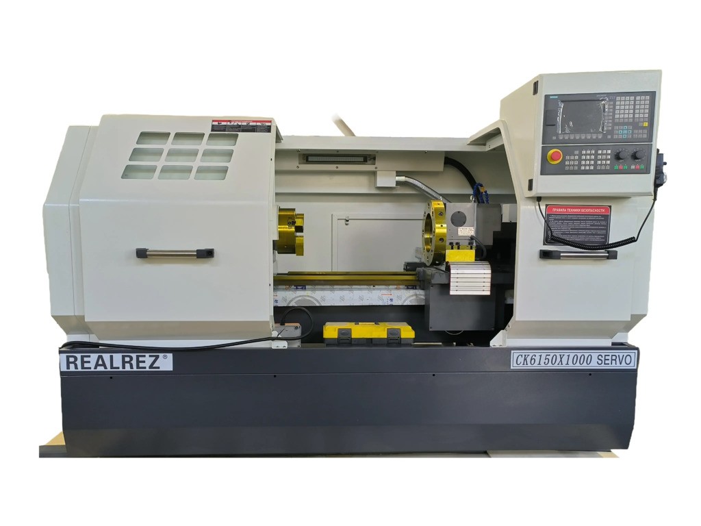 Токарный станок с ЧПУ REALREZ CK 6150х1000 SERVO + VDI