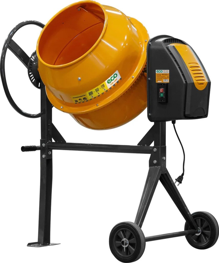 Бетоносмеситель S&K CM180 КР чугунный венец (180л.1000 Вт)