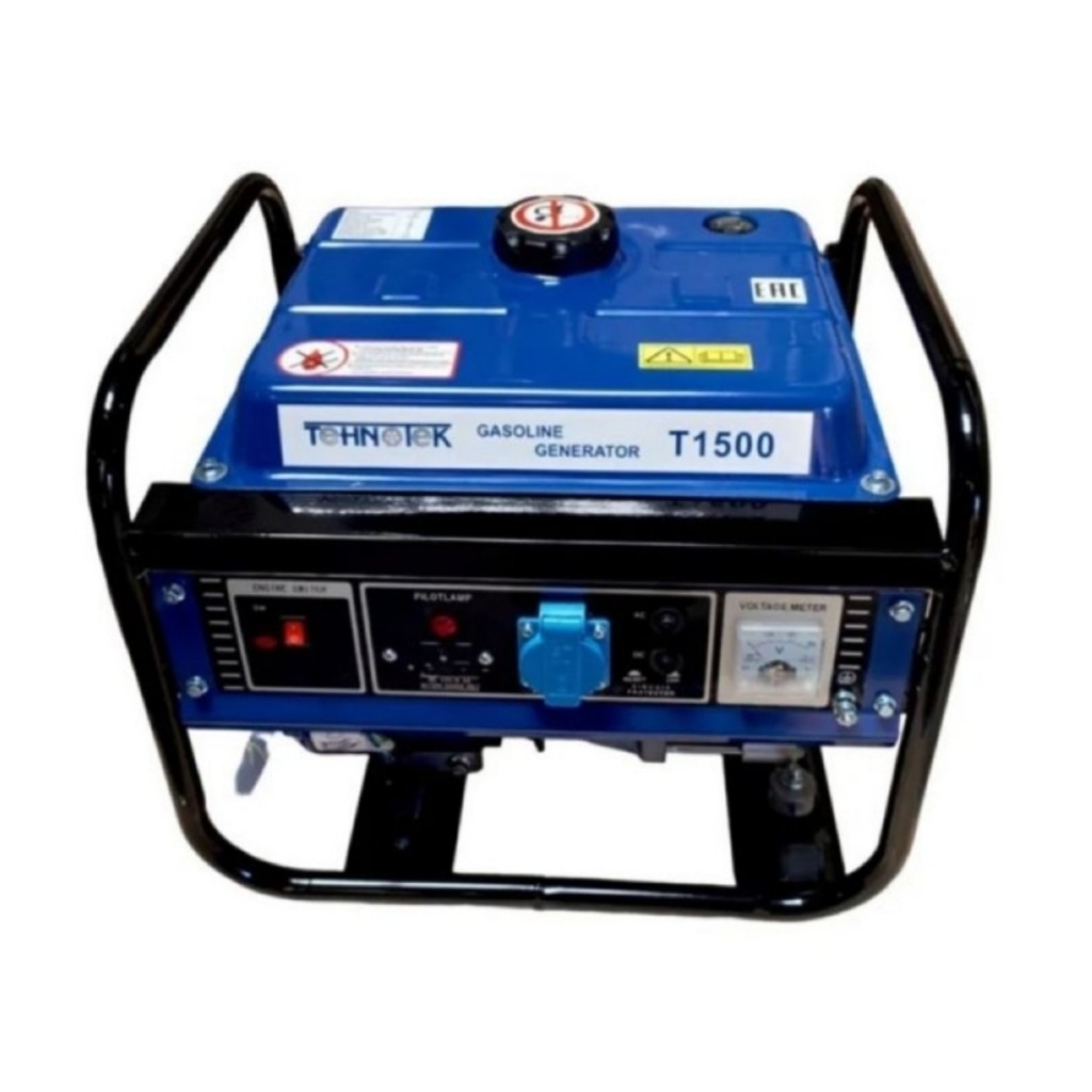 Генератор Tehnotek T-1500 (1,2/1,4 кВт ручной.старт, алюм обмотка)