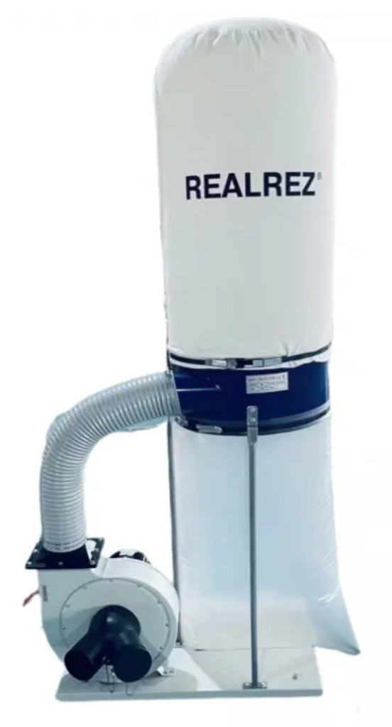 Вытяжка для стружки REALREZ FM 300/220V, 1500Вт,2500 м3/ч