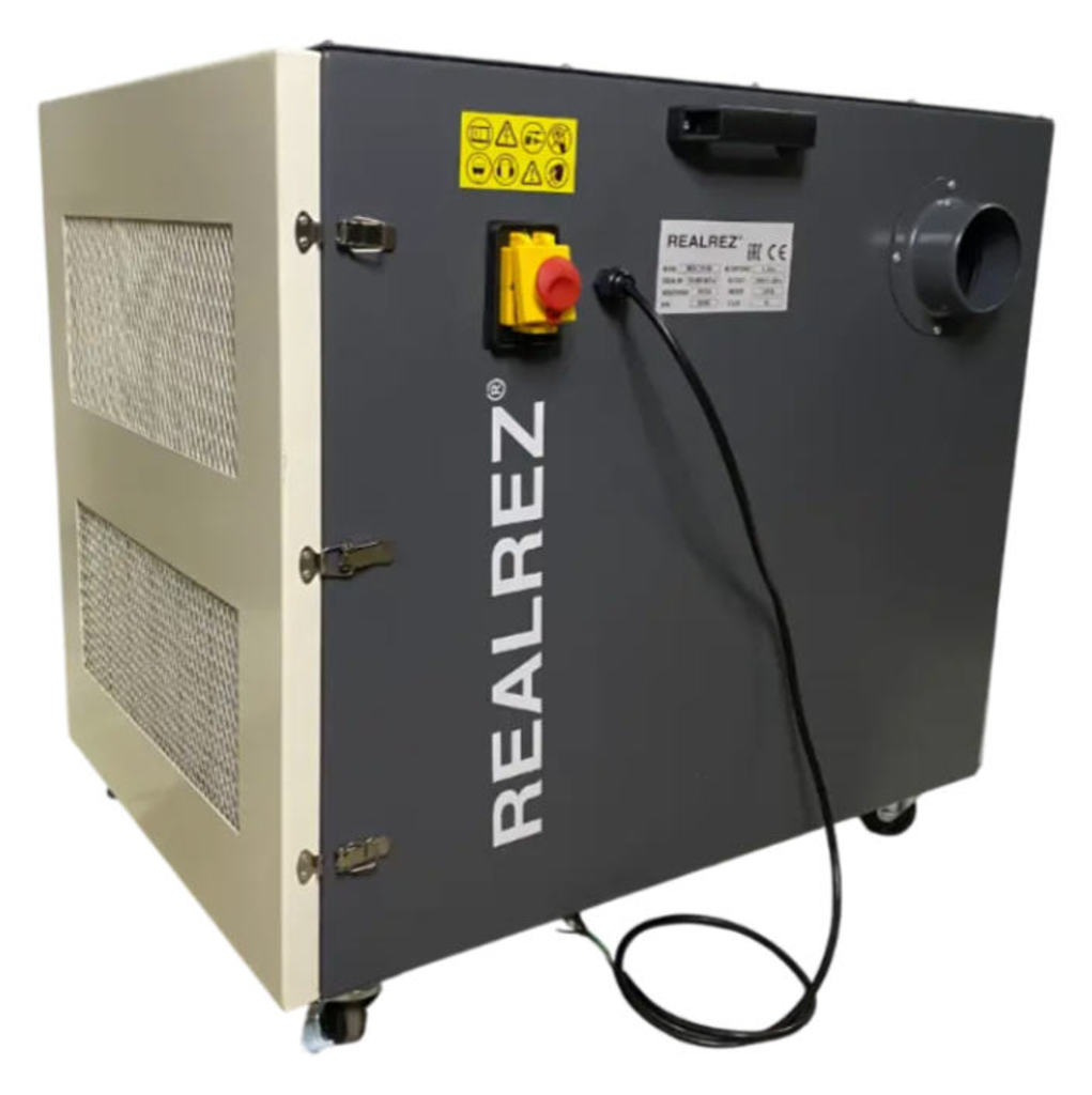 Вытяжка для металлической стружки REALREZ MDC1500 400V, 2.1кВт, 2196 м3/ч