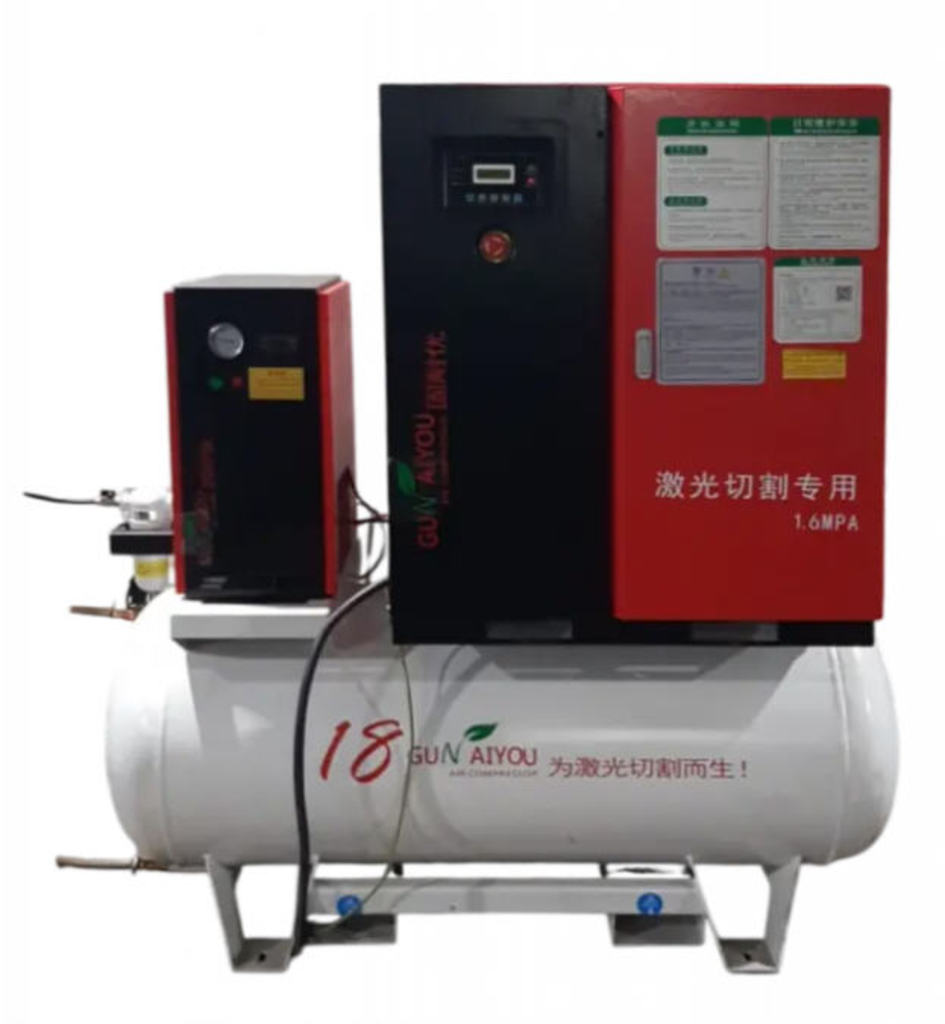 Компрессор винтовой GUNAIYOU TG-20CTAS-16-500, безмасляный, 15кВт, 20 бар