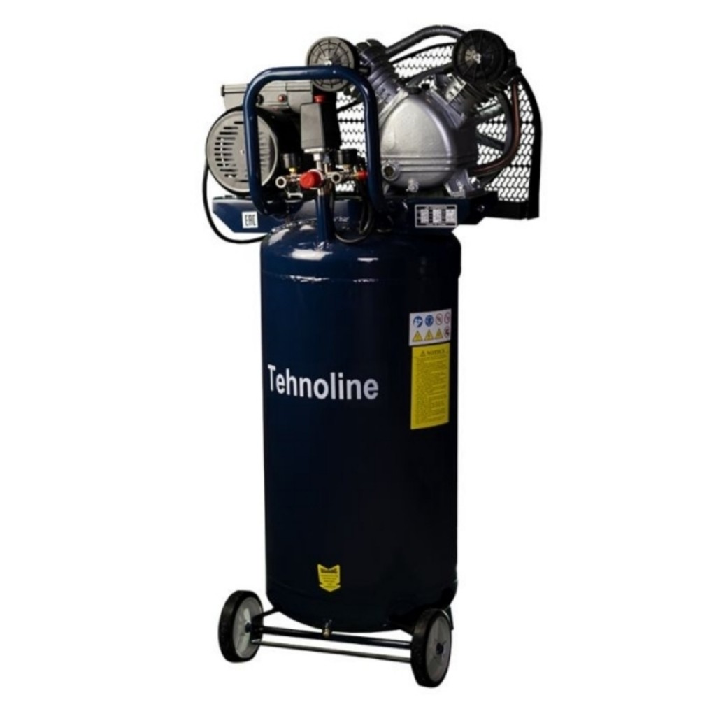 Компрессор Tehnoline ТР440/100/2,2кВт/8 атм/ременная передача. вертикальный/2поршня