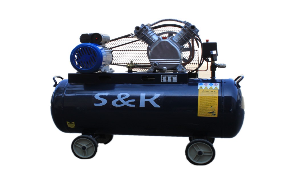 Компрессор S&K TP-610/100/3,0кВт/8 атм/1фаза/3поршня