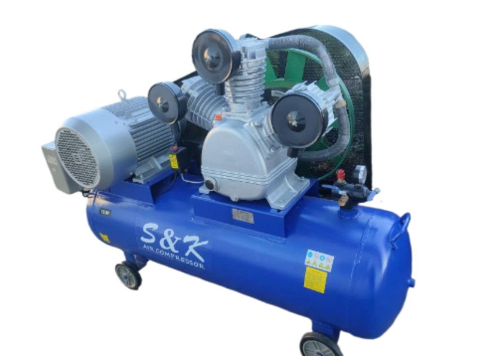 Компрессор S&K TP2100/300/11кВт/15л.с/10 атм/ременной/трехфазный