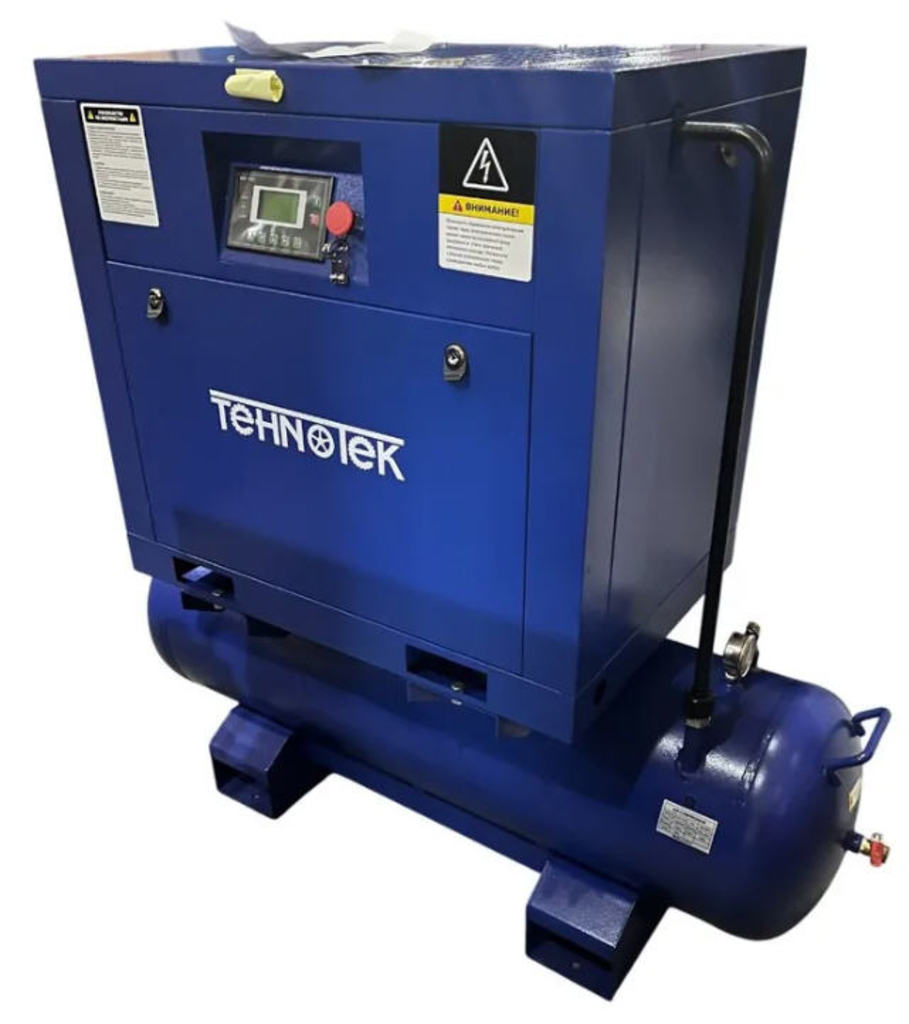 Компрессор Tehnotek ZLC4-10A с осушителем,7,5 кВт,380 В,10 Атм,950 л/мин,300 л.,ременной