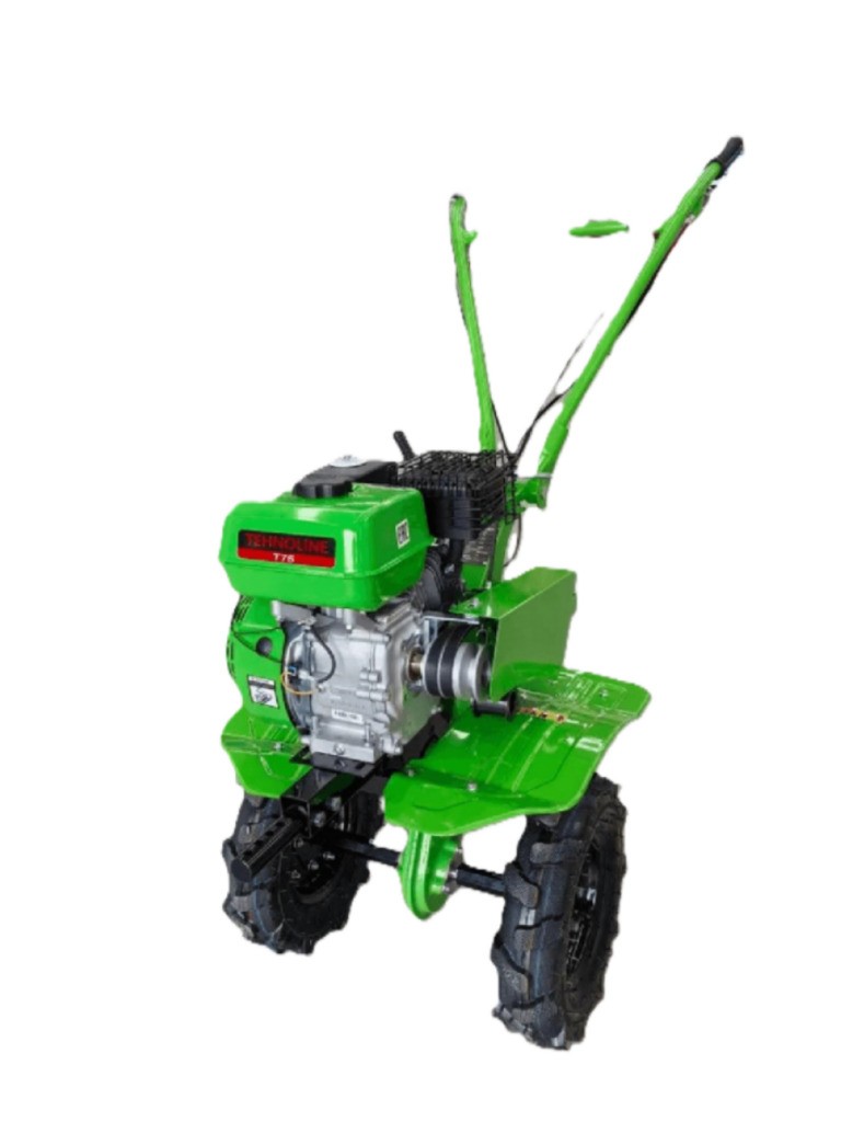 Мотокультиватор Tehnoline T75, 7,0 л.с., 24 ножа. колеса 4.00-8